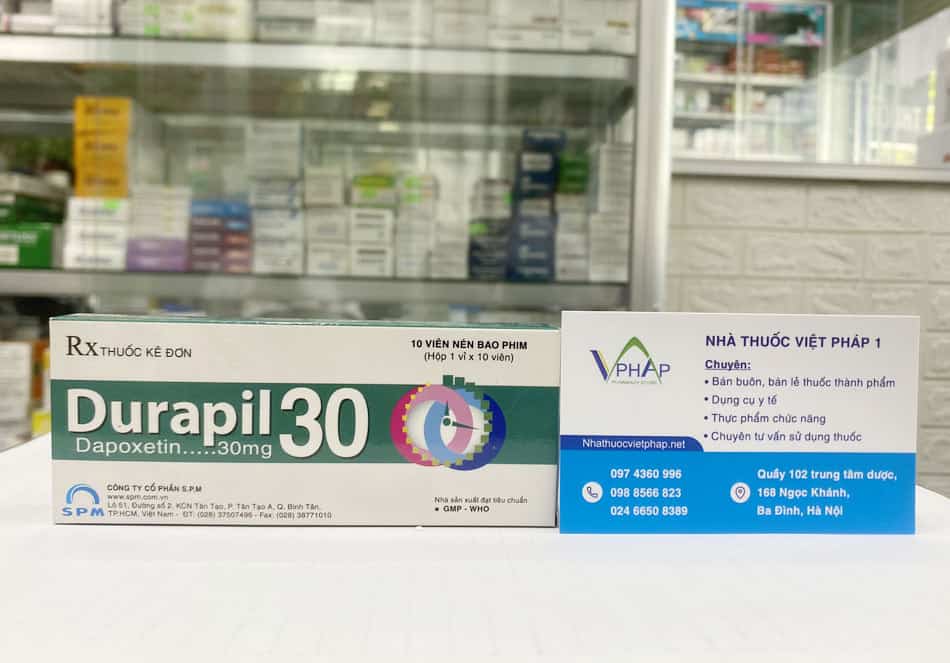 Mua Durapil 30 tại nhà thuốc Việt Pháp 1
