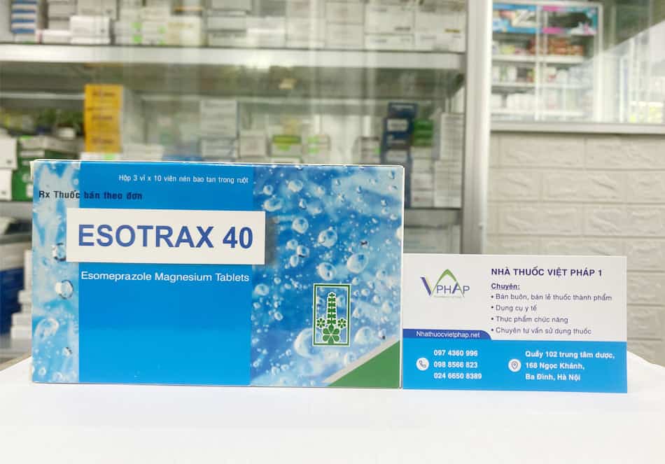 Nhà thuốc Việt Pháp 1 - địa chỉ mua Esotrax 40 chính hãng tại Hà Nội
