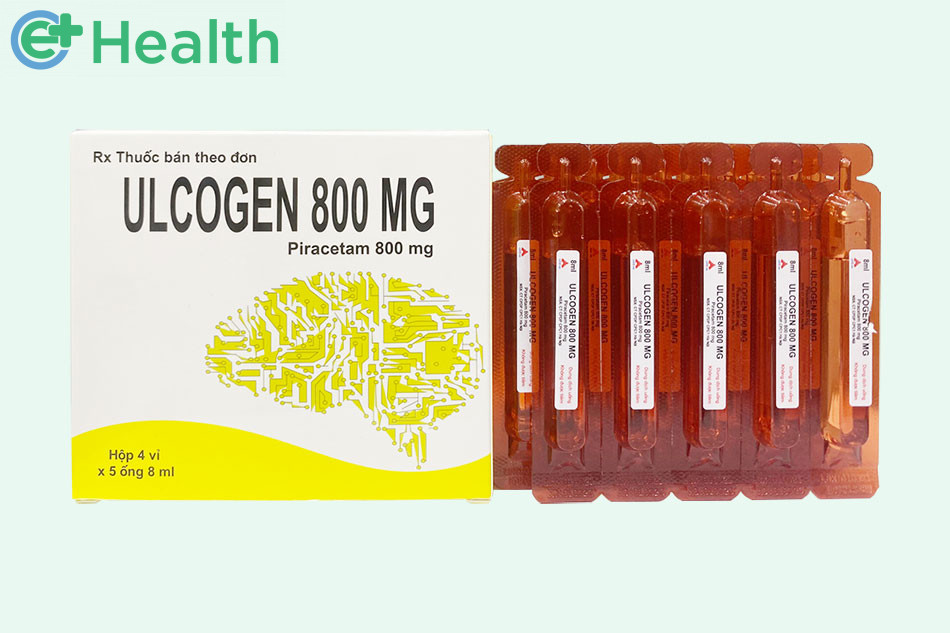 Hộp và vỉ thuốc Ulcogen 800 mg