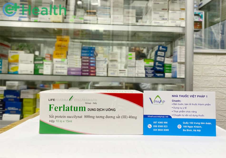 Mua thuốc Ferlatum chính hãng tại Nhà thuốc Việt Pháp 1