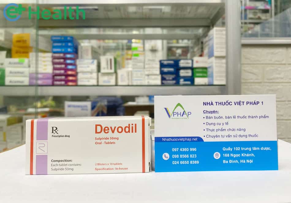 Mua thuốc Devodil chính hãng tại Nhà thuốc Việt Pháp 1