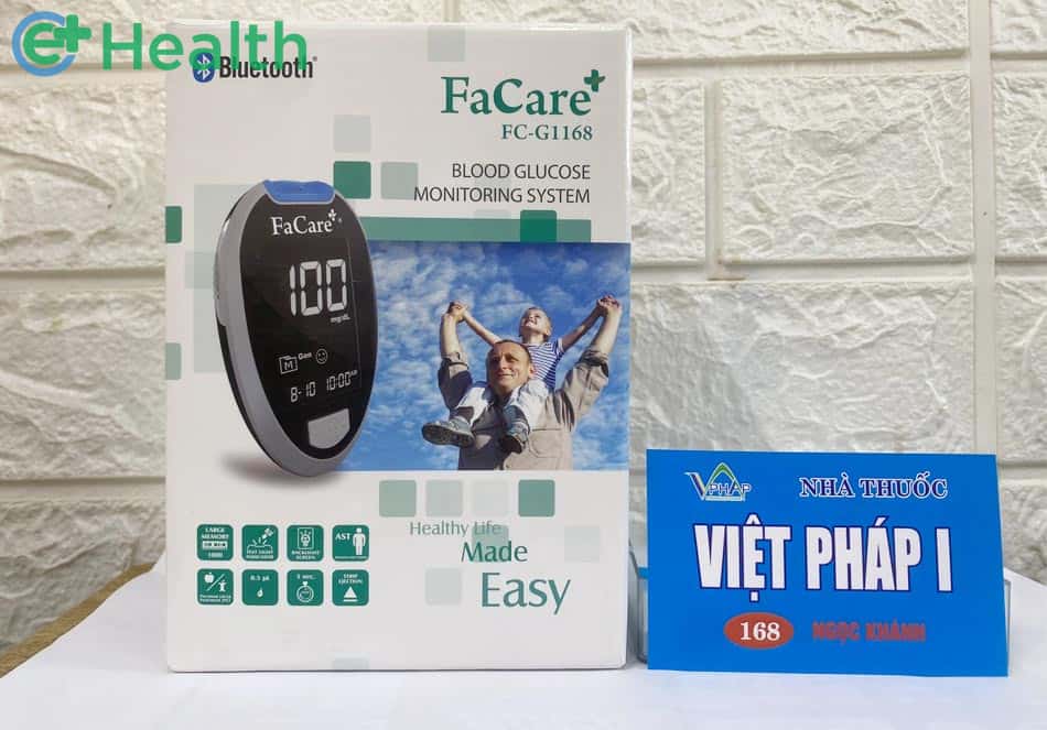 Mua máy đo đường huyết Facare - G168 chính hãng tại Nhà thuốc Việt Pháp 1