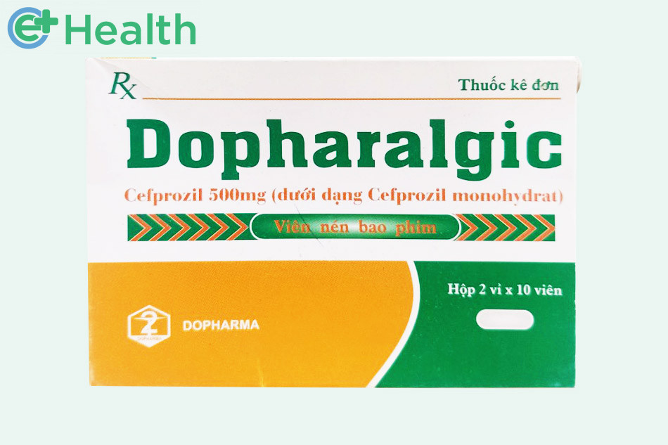Hình ảnh hộp thuốc Dopharalgic 500mg